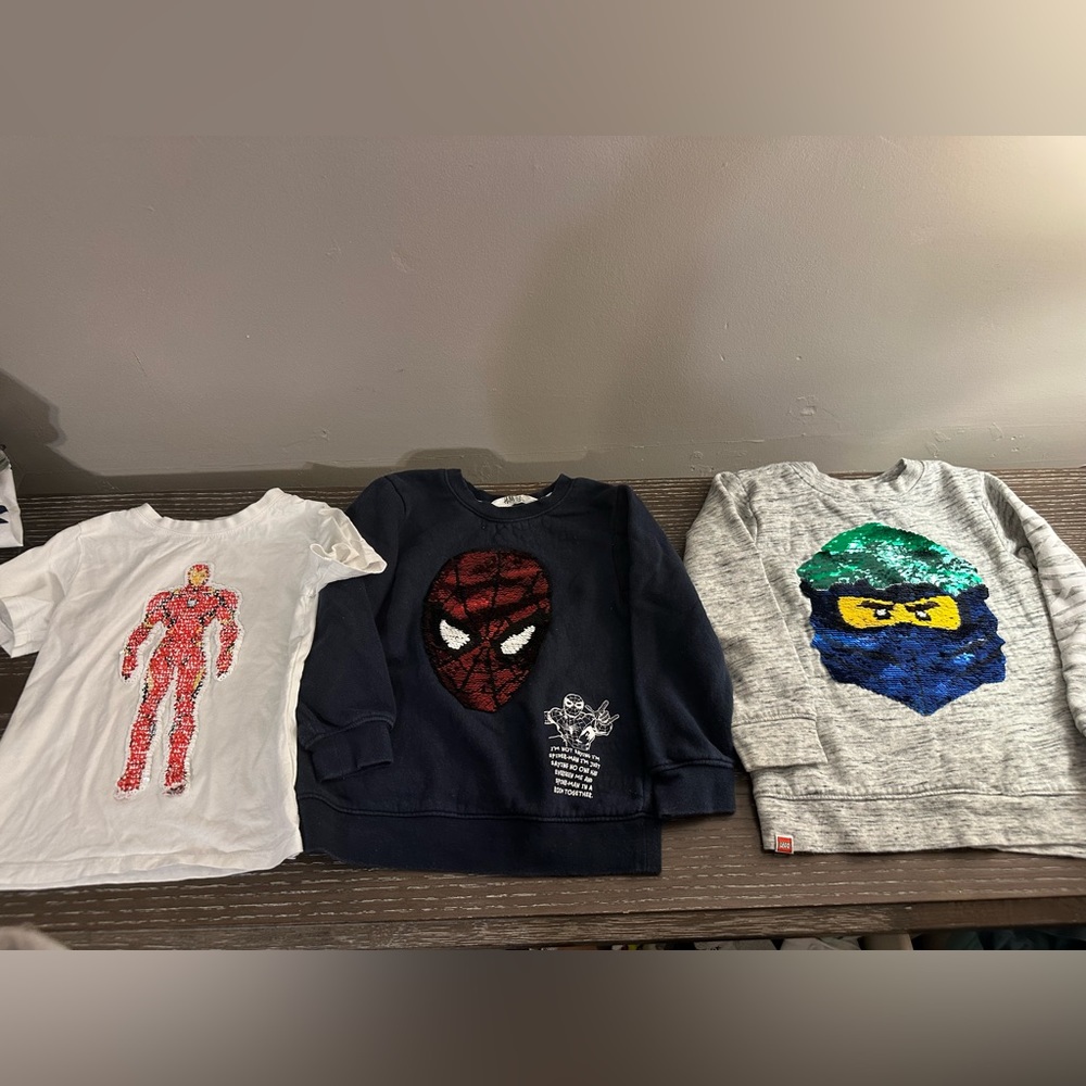 Flippy sequin shirts